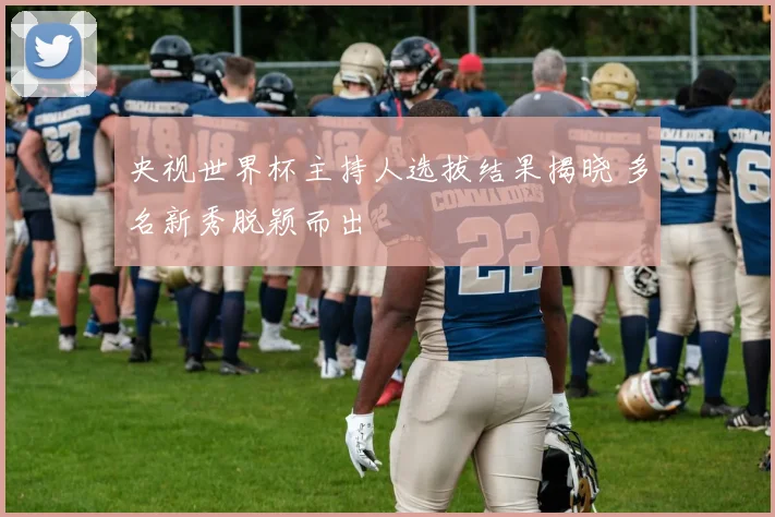 央视世界杯主持人选拔结果揭晓 多名新秀脱颖而出